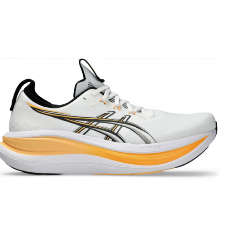 Asics Gel-Nimbus 28 White Orange
